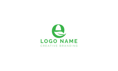 Minimalist E Logo for Branding and Identity.