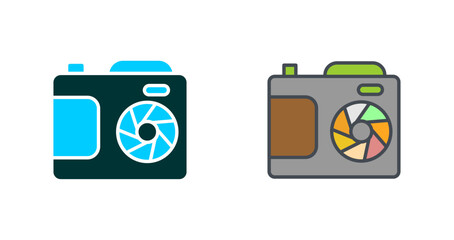 Camera Lenses Icon Design