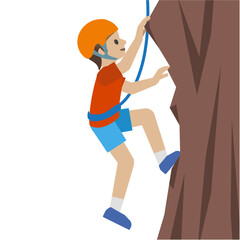 Fototapeta premium Climbing: Medium Skin