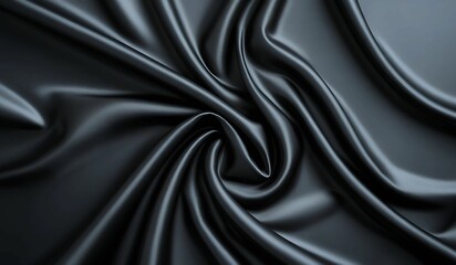 Obraz premium Elegant Black Fabric Surface for Premium Use
