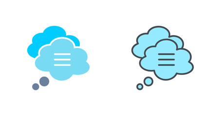 Message Bubble Icon Design