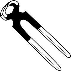 Nipper Pliers Vector Illustration
