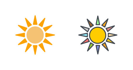 Sun Icon Design