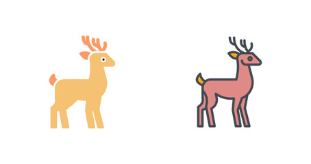 Reindeer Icon Design