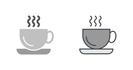 Hot Coffee Icon Design