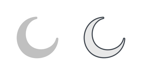 Moon Icon Design