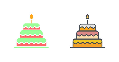 Cake Topper Icon Design