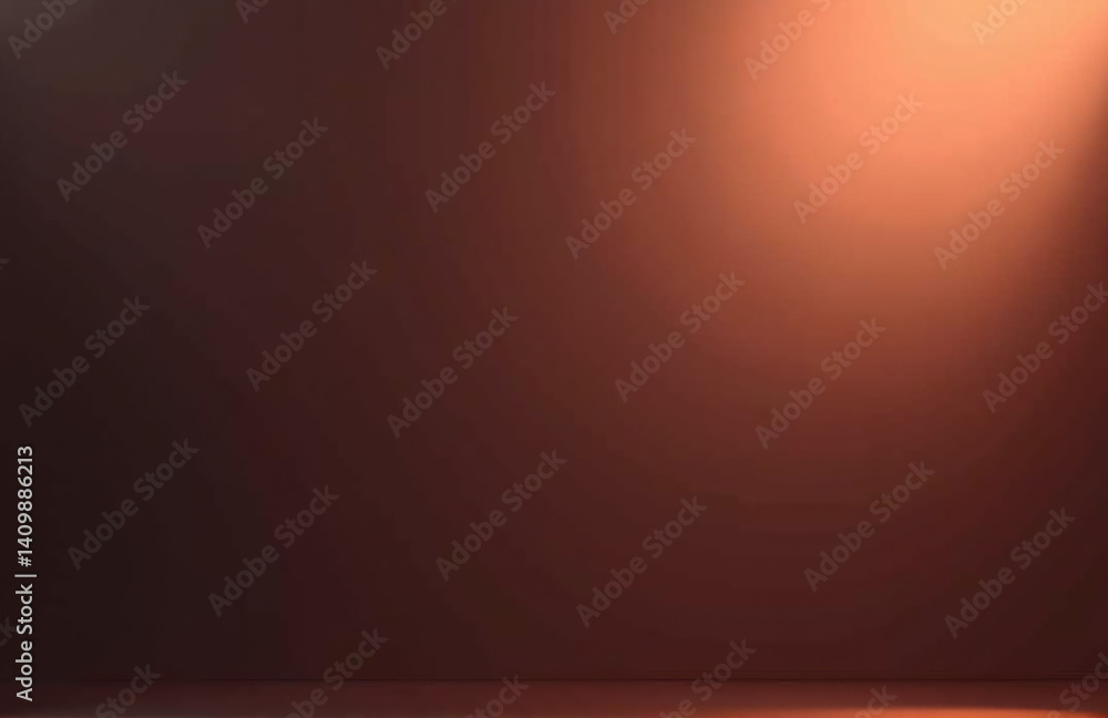 Aufkleber Wide Panoramic Web Banners And Headers Can Feature A Dark Copper Colored Gradient Background With Ample Space For Design.
