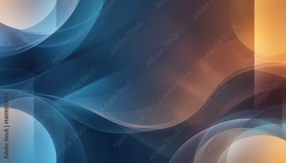 Poster dynamic colorful waves flowing in abstract patterns digital artwork virtual space vibrant environmen