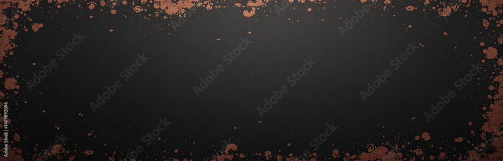 Poster A Dark Vintage Background Features A Bronze And Copper Gradient With Textured Noise And Grain Effects Suitable For Design.