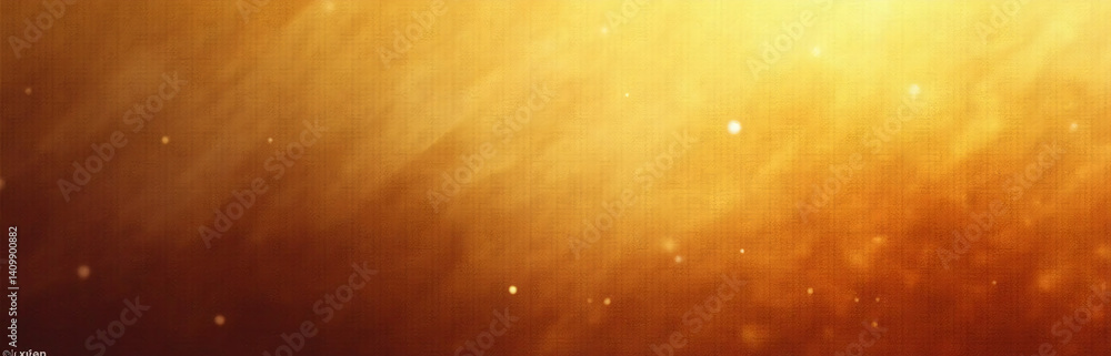 Poster A Vibrant Gold To Brown Color Gradient With Noise And Shimmer Effects On A Textured Abstract Design Background.