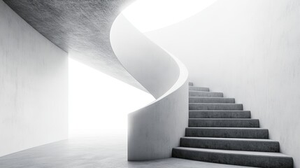 A museum of modern art showcasing abstract pieces against a backdrop of white walls