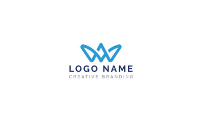 Minimalist W Logo for Branding and Identity.