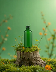 bottle of essential oil