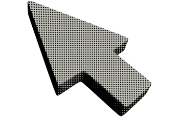 Pixelated cursor icon