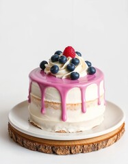 cake isolated on white
