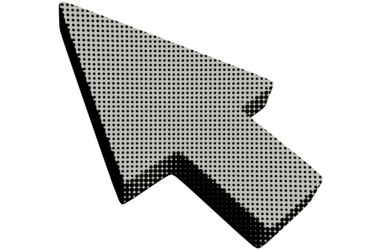 Pixelated cursor icon