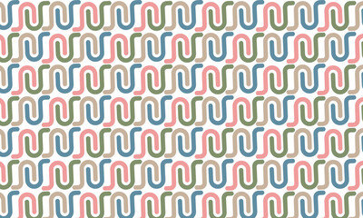 Vector seamless pattern. Modern stylish abstract texture. Repeating geometric pattern from striped elements