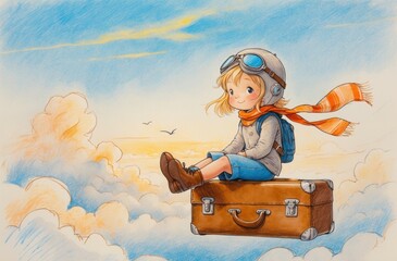 Naklejka premium Flying Free