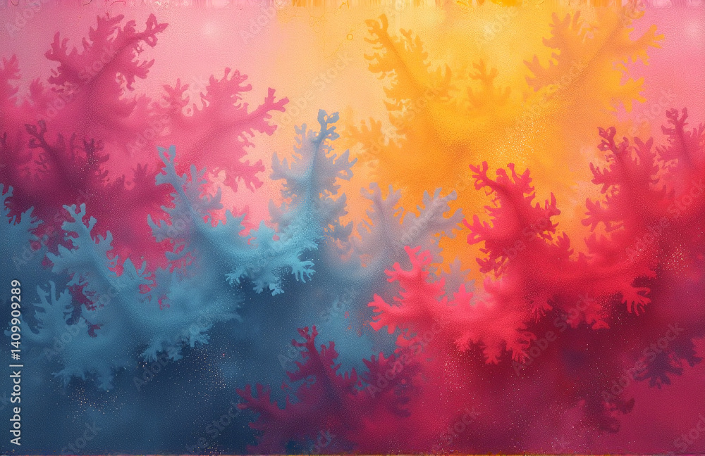 Poster colorful textured background with a tone of color and wide, long panoramic view on website or web ba