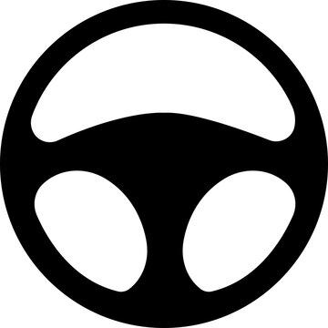 recommend clip art: Car, automobile steering or driving wheel flat icon isolated on transparent background.