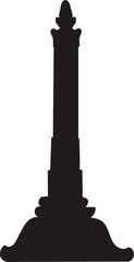 Silhouette of Tugu Muda Semarang
