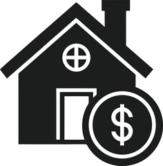 Solid House Finance Silhouette