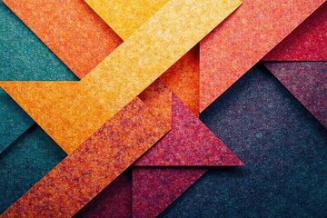 Abstract geometric tapestry wallpaper with muted earth tones , wallpaper, texture