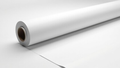 Bright white seamless paper roll, perfect for photo shoots , element, minimal, shootings