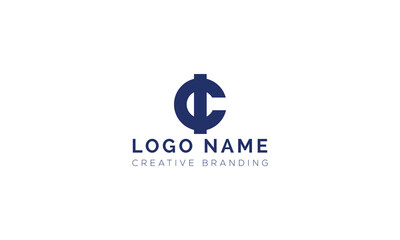 Minimalist IC Logo for Branding and Identity.