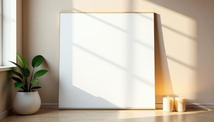 Crisp white canvas, ready for product display, selling, clean