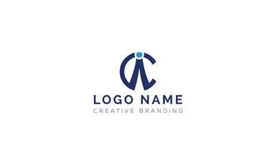 Minimalist IC Logo for Branding and Identity.