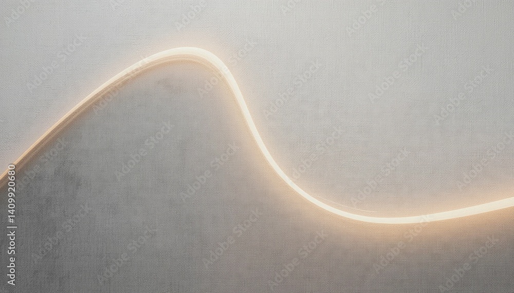 Aufkleber dynamic light wave movement abstract space visual art minimalist environment close-up viewpoint cont