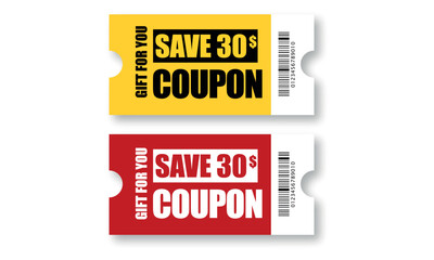set coupon labels
