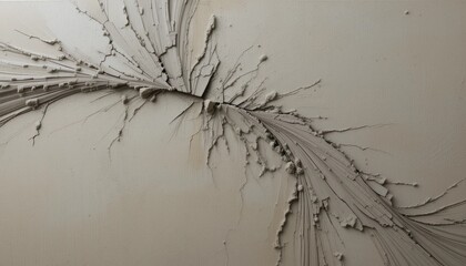 Exquisite cracks and patterns forming unique art studio abstract minimalist close-up nature's intricate design