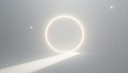 Obraz premium Cosmic phenomenon celestial ring formation outer space visual art ethereal environment astronomical viewpoint mystical concept for seo impact