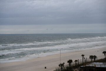 rip current waves on the beach