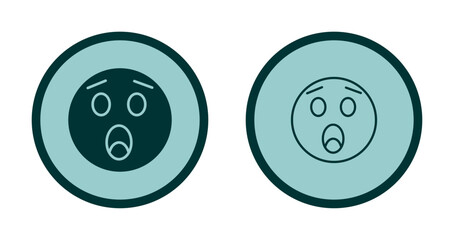 Astonished Face Icon Design