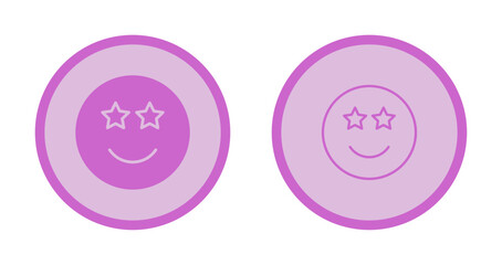 Star Struck Icon Design