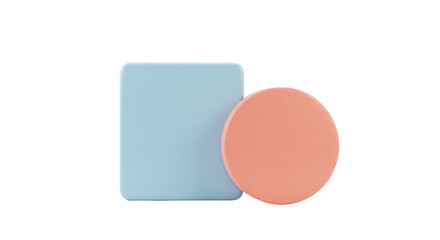 Isolated Square and Circle Shapes