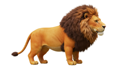 Isolated Cartoon Lion
