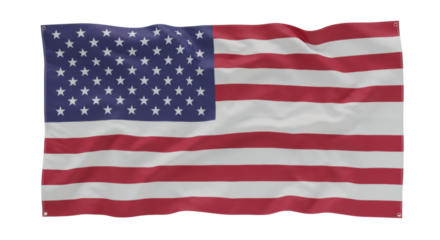 Isolated American Flag