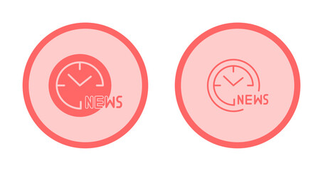 News Hour Icon Design