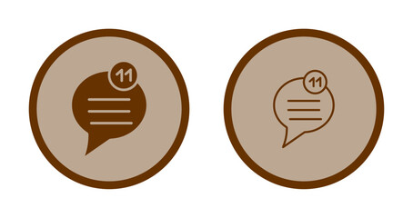 Unread Message Icon Design