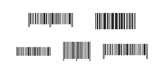 Barcode vector icon. Bar code icon. Barcode isolated