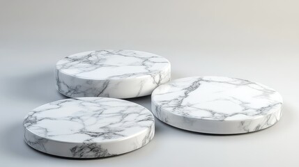 3d podium white marble texture display empty room minimalist simple luxury elegant minimal wall for products display presentation