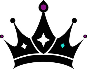 set of crowns vector