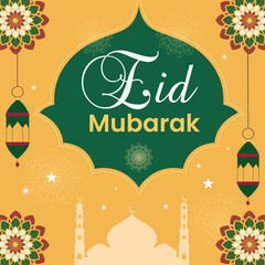 Eid al Adha Mubarak social media design 2025

