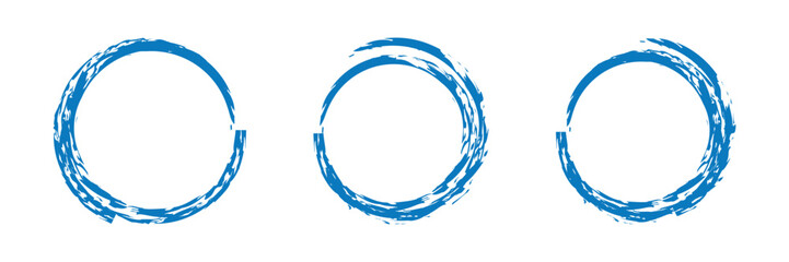 Doodle element hand drawn circle illustration