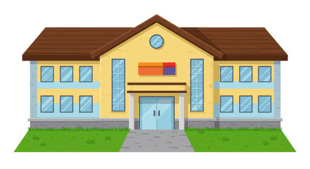 Isolated School Building